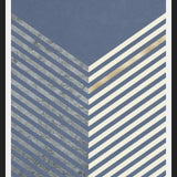 Cuadro Flecha Gold - Azul