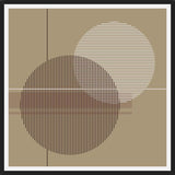 Cuadro Transparent Circles with Lines