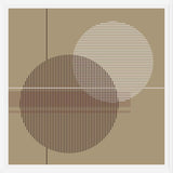 Cuadro Transparent Circles with Lines