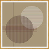 Cuadro Transparent Circles with Lines