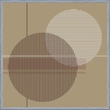 Cuadro Transparent Circles with Lines