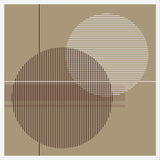 Cuadro Transparent Circles with Lines