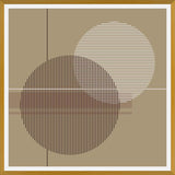 Cuadro Transparent Circles with Lines