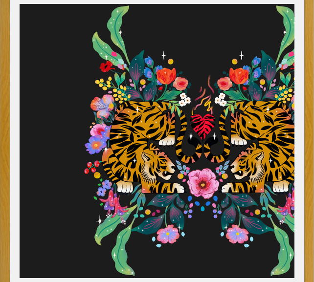 Cuadro Tiger Year