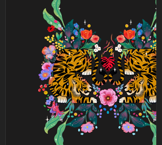 Cuadro Tiger Year