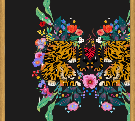 Cuadro Tiger Year