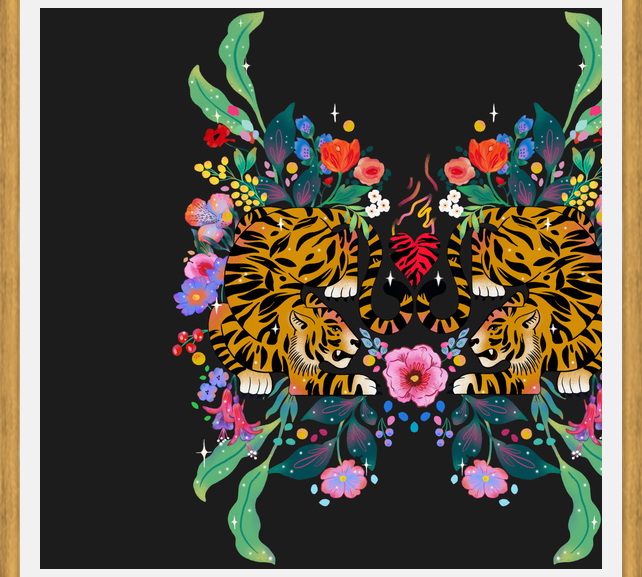 Cuadro Tiger Year