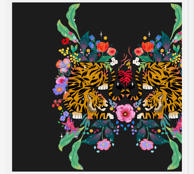 Cuadro Tiger Year