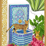 Cuadro Royal Cats, Moroccan Architecture Greece