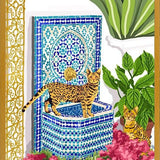 Cuadro Royal Cats, Moroccan Architecture Greece