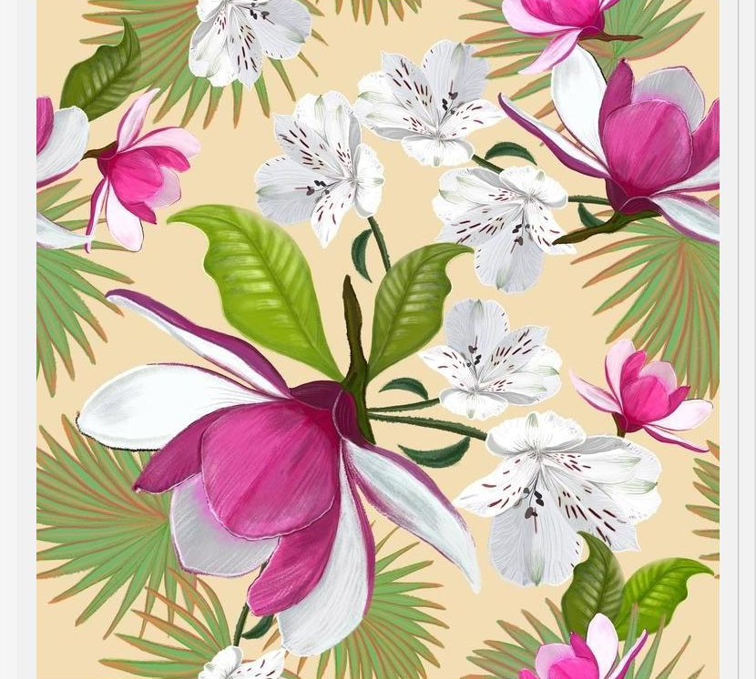 Cuadro Magnolia Pattern