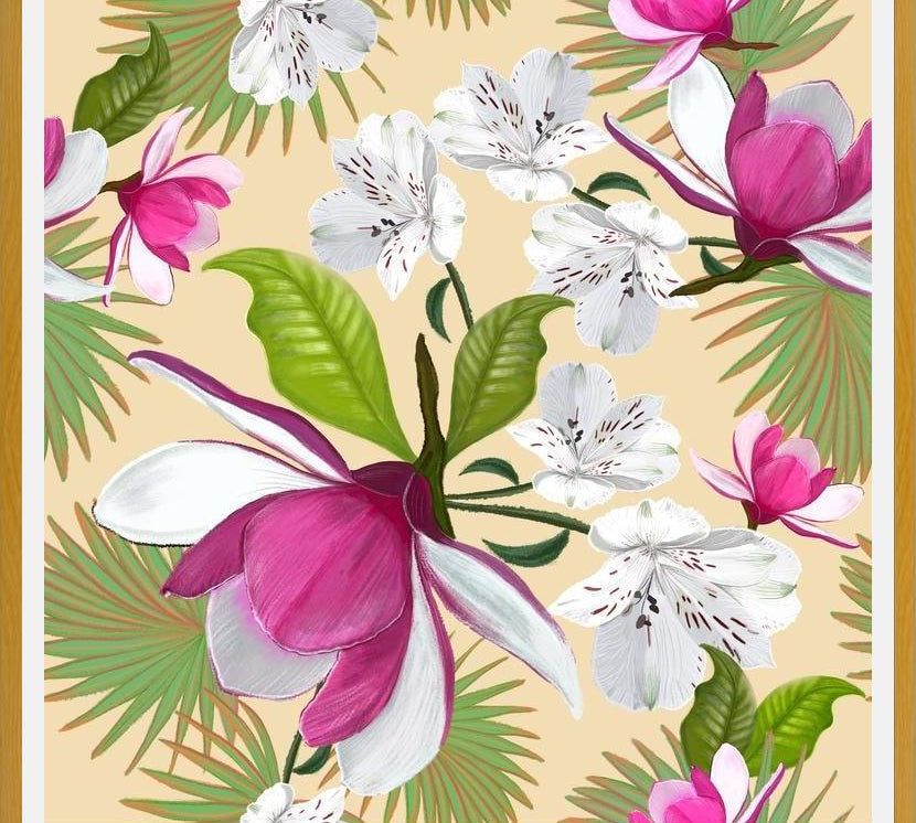 Cuadro Magnolia Pattern