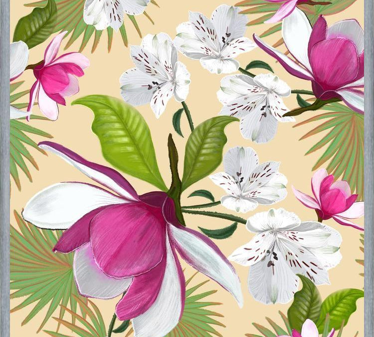 Cuadro Magnolia Pattern