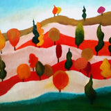 Canvas Hills and Trees