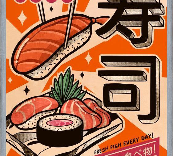 Cuadro Sushi Every Day