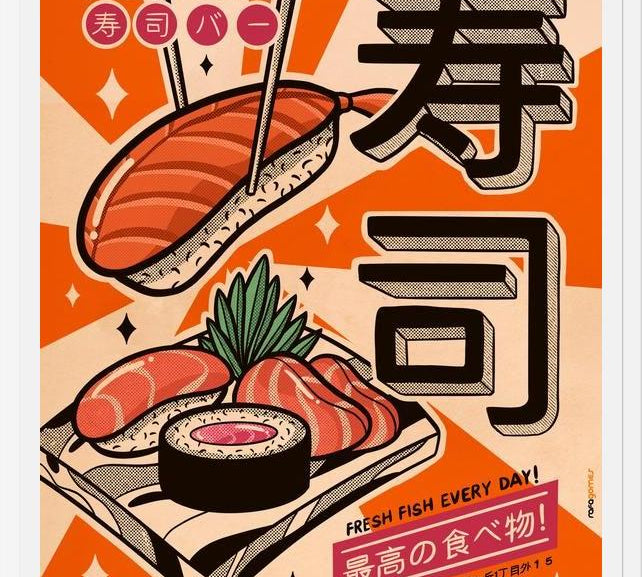 Cuadro Sushi Every Day