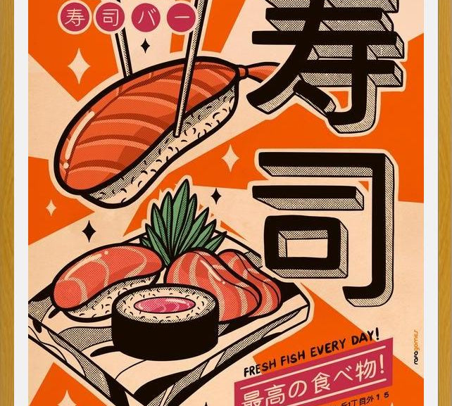 Cuadro Sushi Every Day