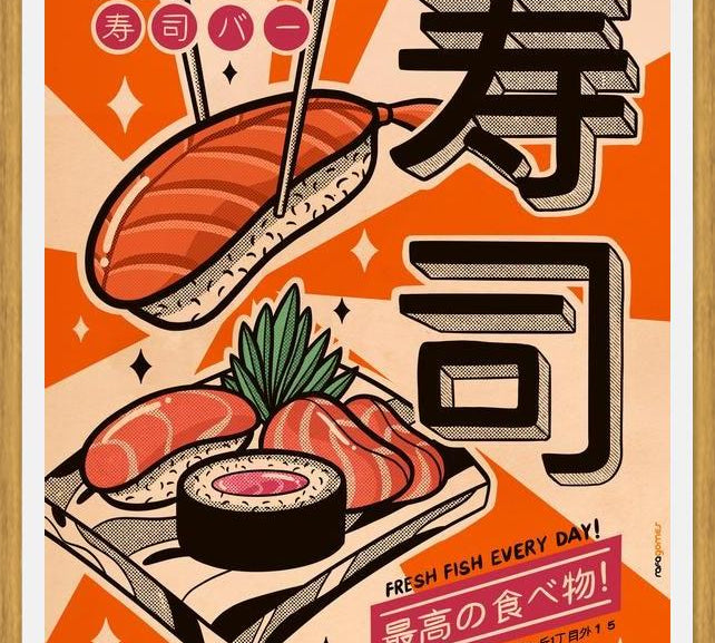 Cuadro Sushi Every Day