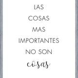 Cuadro Las cosas más importantes no son cosas