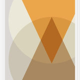 Cuadro Circles & triangles - earth tones