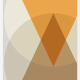 Cuadro Circles & triangles - earth tones