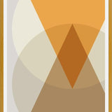 Cuadro Circles & triangles - earth tones