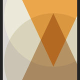 Cuadro Circles & triangles - earth tones