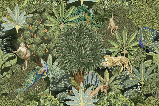 Papel Mural Tropical mughal forest