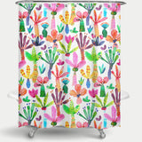 Cortina de Baño Tropical Palms Kids Garden
