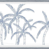 Cuadro Palmeras azules