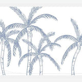 Cuadro Palmeras azules