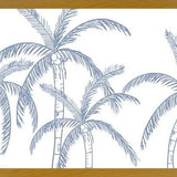 Cuadro Palmeras azules