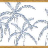 Cuadro Palmeras azules