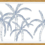 Cuadro Palmeras azules