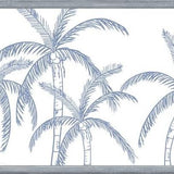 Cuadro Palmeras azules