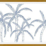 Cuadro Palmeras azules