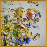 Cuadro Floral in Yellow and Blue