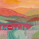 Canvas Warm landscape