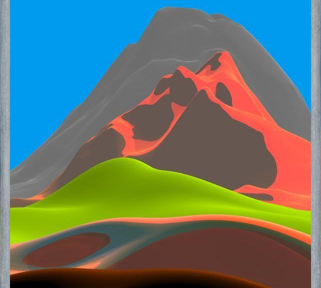 Cuadro Colorful Mountains