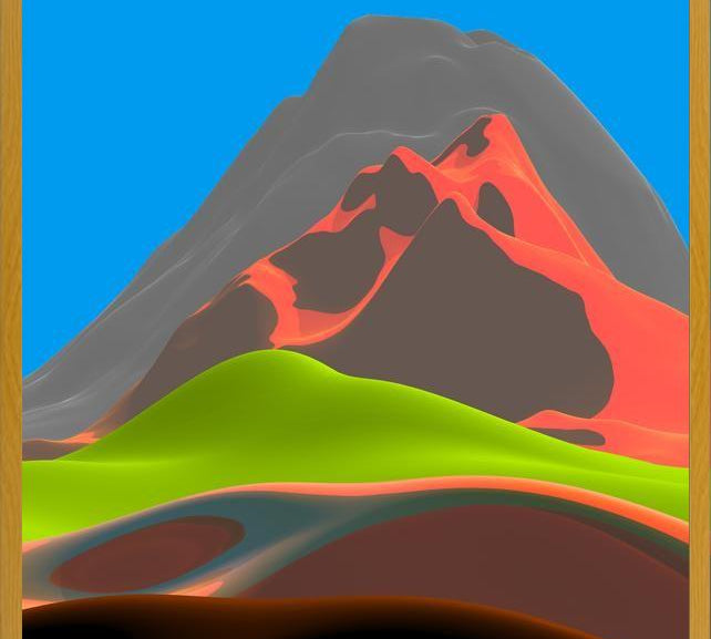 Cuadro Colorful Mountains