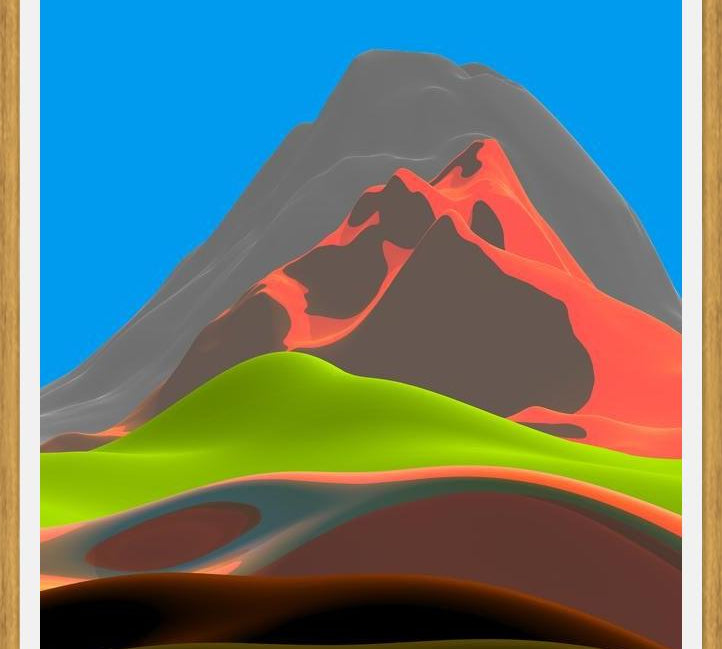 Cuadro Colorful Mountains