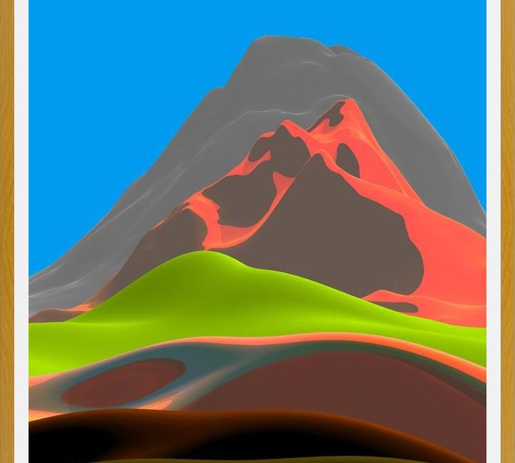Cuadro Colorful Mountains