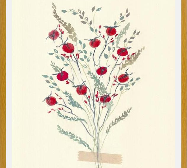 Cuadro Retro Floral Arrangement 02