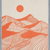 Cuadro Vintage Mountains Line Art