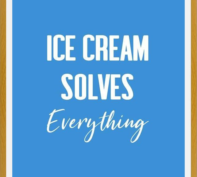 Cuadro Ice Cream Solves Everything