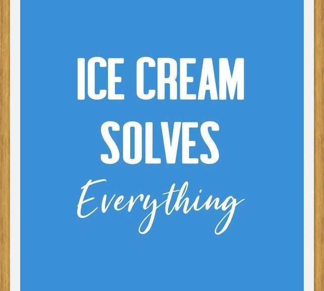Cuadro Ice Cream Solves Everything
