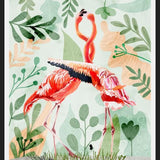 Cuadro Flamingo Love