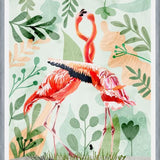 Cuadro Flamingo Love