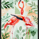 Cuadro Flamingo Love