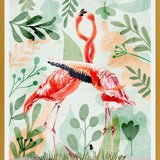 Cuadro Flamingo Love